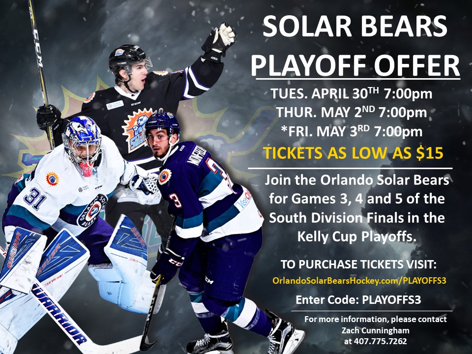 Orlando Solar Bears! MCO Cares